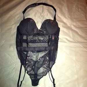 Victoria’s Secret Very Sexy Gray & Silver Lingerie